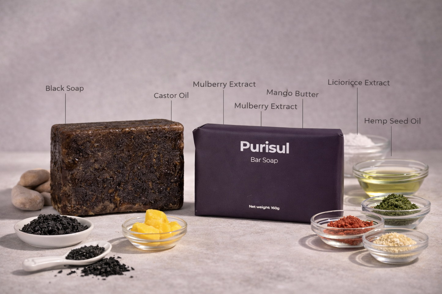 Purisul Brightening Bar Soap